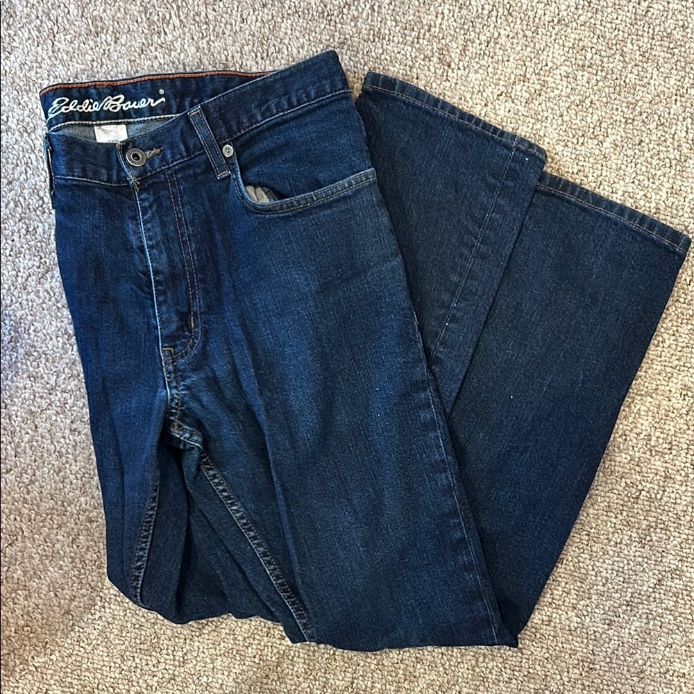 Eddie Bauer Blue Denim Jeans slim fit